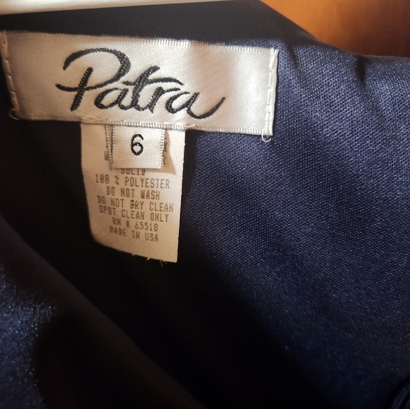 Patra Navy Blue Sparkle Maxi Gown Dress - Picture 3 of 9